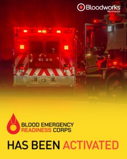 ❗🩸Today, the Blood Emergency Readiness Corps (BERC) was activated, shipping more than 80 units of blood in response to a mass casualty event in Midland, Texas. BERC is a nationwide network of blood centers working together to ensure patients have access to lifesaving blood during emergencies.

We are on call June 15–21, and we need our community's help to stay ready. Every donation helps support local hospitals while ensuring we can respond when emergencies happen, here at home and across the country.

Schedule your donation today at the link in our bio.

#BloodworksNW #DonateBlood #BERC #MidlandTexas #MassCasualty #Emergency #BloodSupply